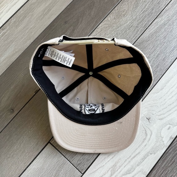 RVCA Benji SnapBack Hat Khaki | Mid Fit |Good Condition | - Picture 4 of 5